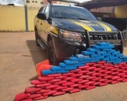 PRF apreende 128 kg de cocaína avaliada em mais de R$ 17 milhões no MA