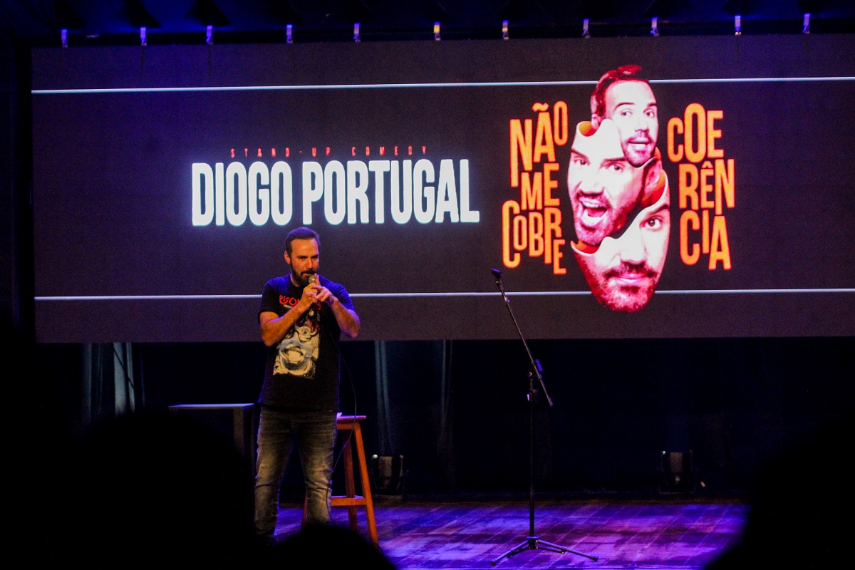 Diogo Portugal usa da sua experiência e faz show incrível no CCT - Foto: Raíssa Morais