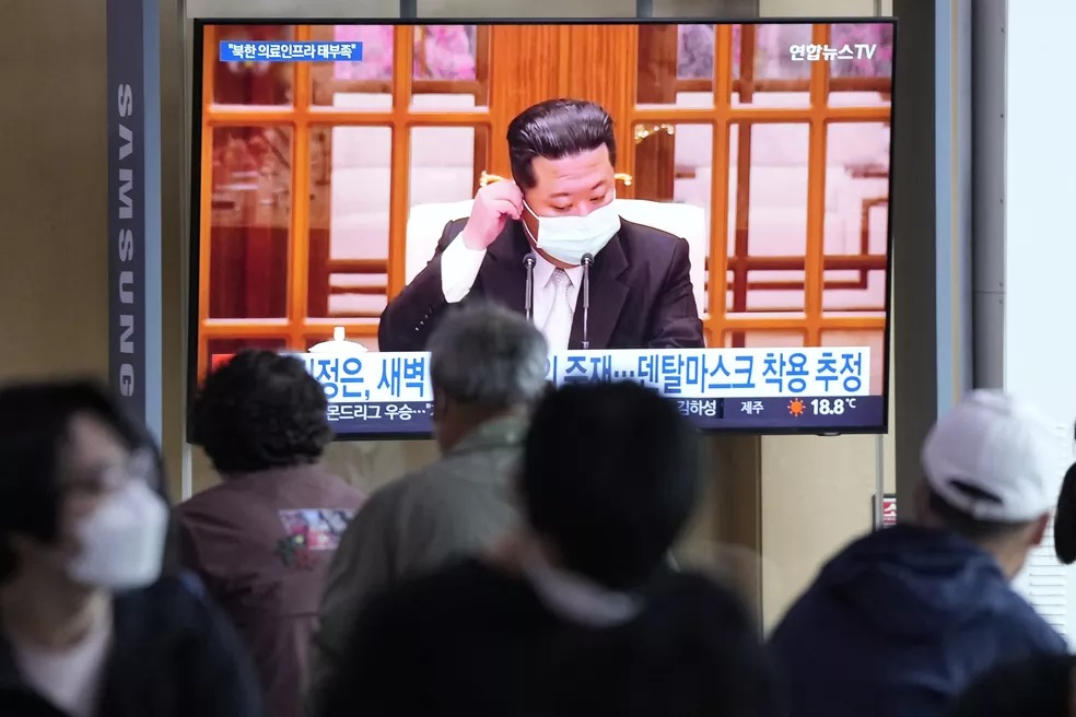 Coreia do Norte enfrenta alta em casos de Covid (Foto: reprodução)