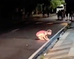 Mulher “vira onça” na frente de motel ao descobrir traição do marido; vídeo