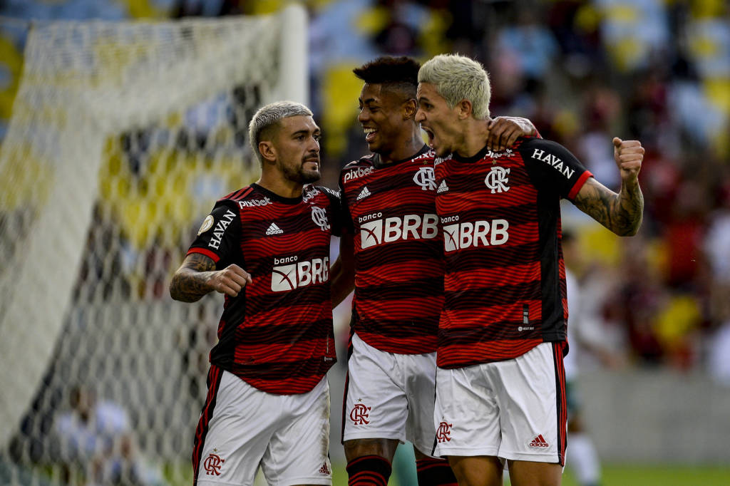 Pedro marcou o gol da vitória do Flamengo no Maracanã Foto: Alexandre Vidal 