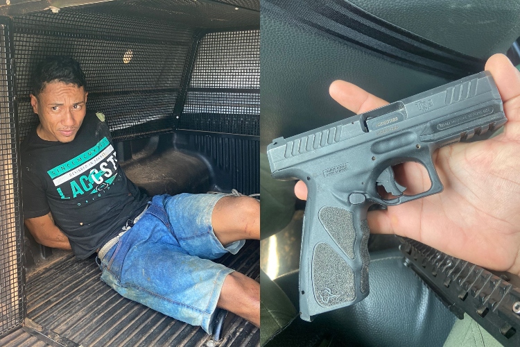 Suspeito de assassinar empresária a tiros em Piripiri é preso pela polícia (Foto: Reprodução/ WhatsApp)