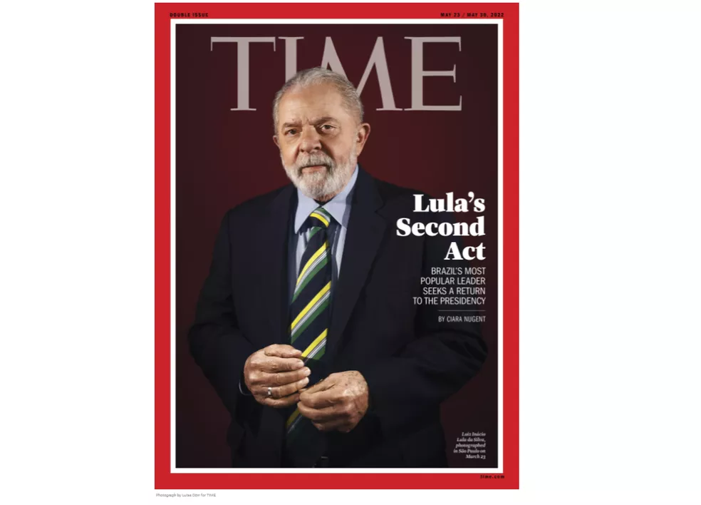 Lula é capa da revista norte-americana Time 