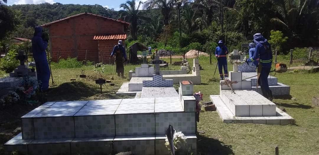 Cemitérios são limpos visando a visitação do Dia das Mães em Monsenhor Gil - Imagem 2