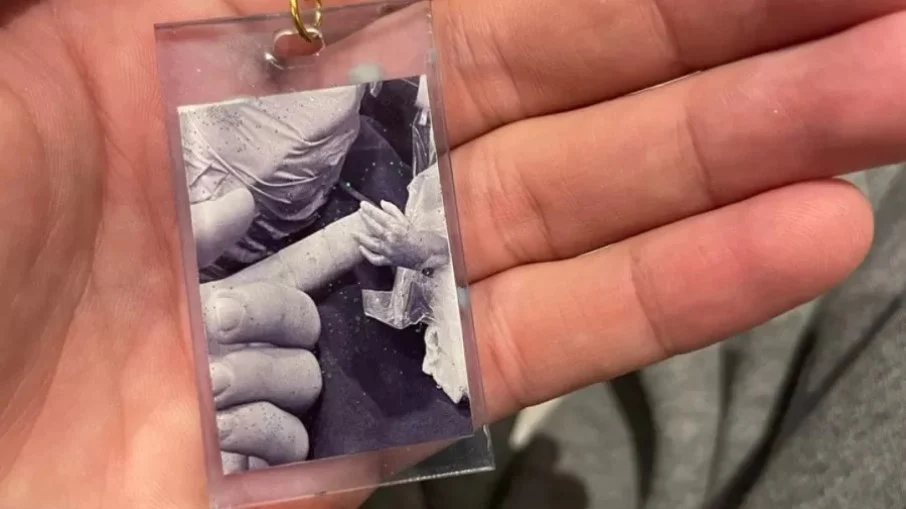 O piauiense postou a foto do chaveiro que tem a tem em homenagem ao filho. Ele emocionou seus seguidores com a postagem