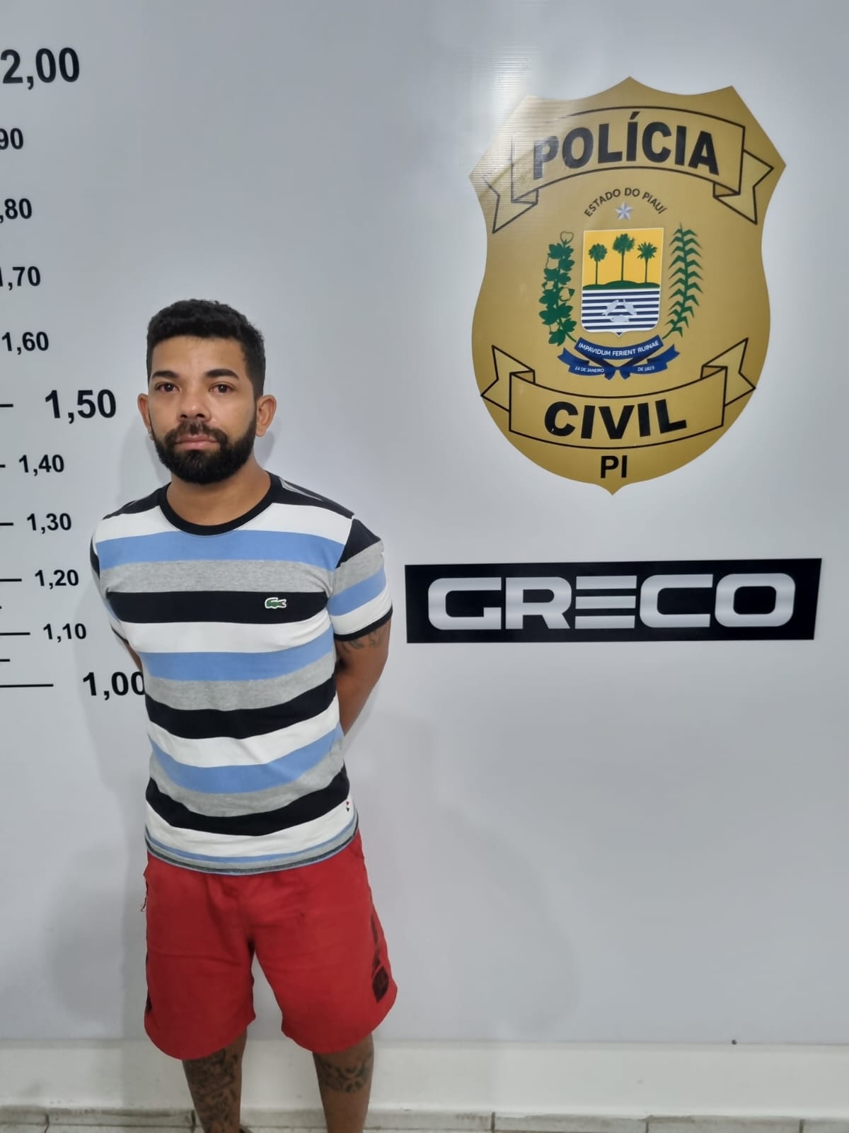 Segundo preso na operação (Foto: Divulgação/ GRECO)