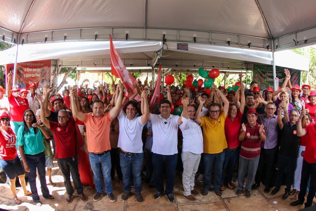 Rafael Fonteles visita o município de Nazária (Foto: Reprodução)