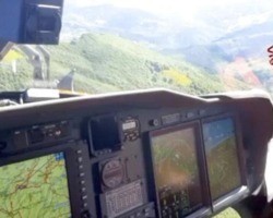 Autoridades italianas localizam destroços de helicóptero após acidente