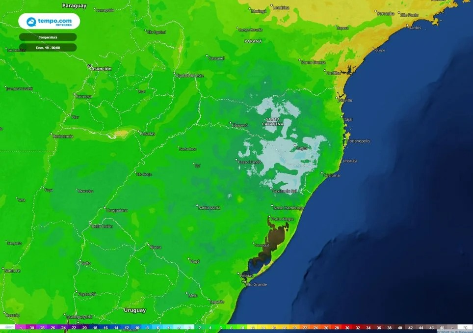 ClMassa de ar polar chega ao Nordeste (Foto: reprodução)