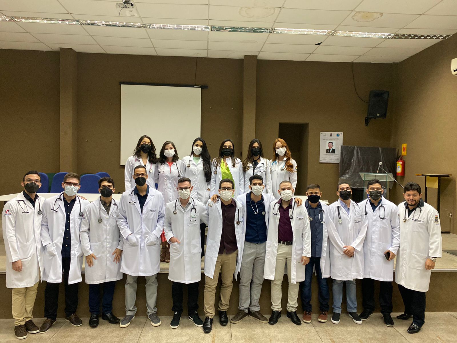 Alunos do curso de Medicina da UESPI (Foto: WhatsApp)