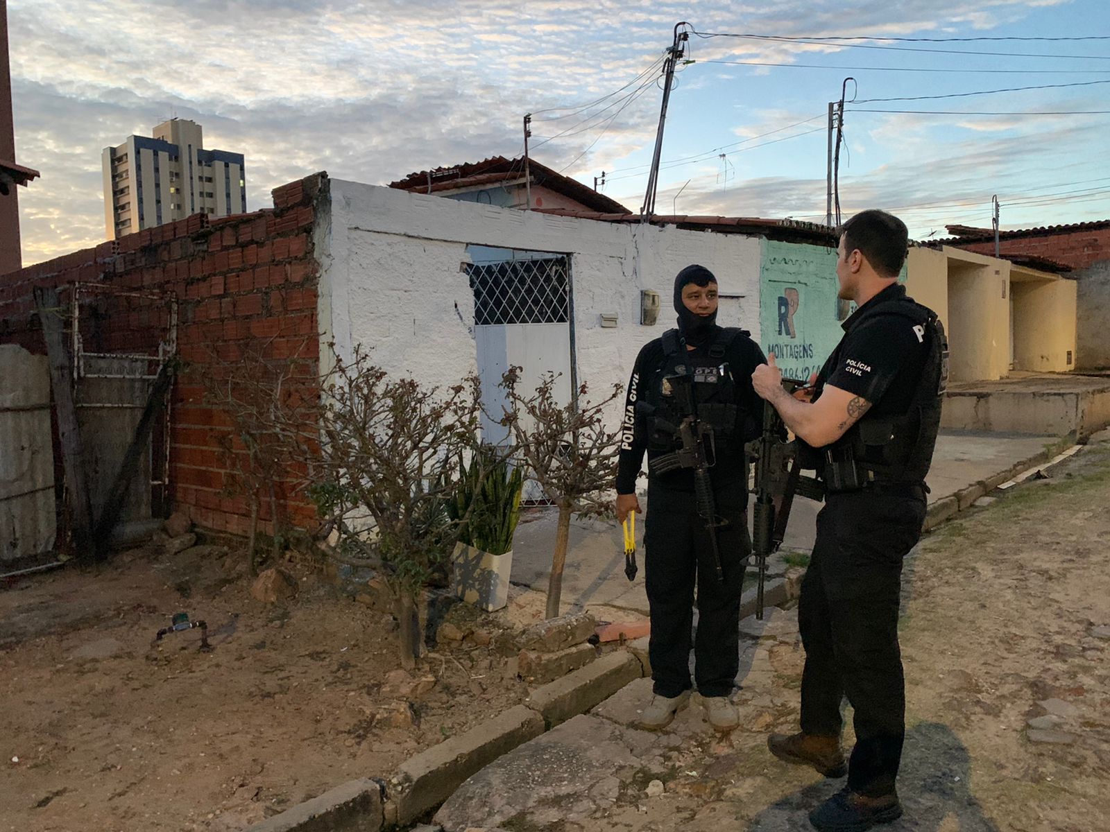 Cumprimentos foram concentrados em Teresina com equipes de diversas unidades policiais - Foto: Divulgação/SSP-PI