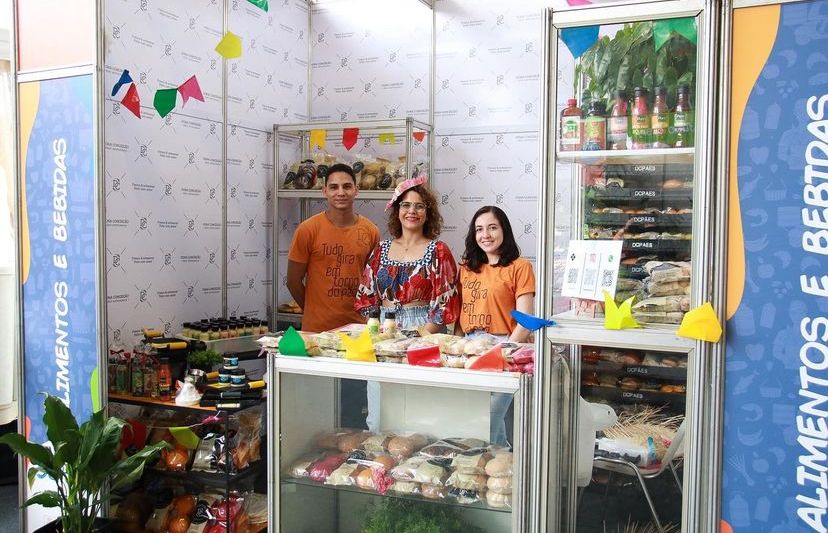 Empresa Dona Conceição Pães está presente na feira (Foto: redes sociais)