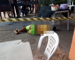 Jovem é morto com vários tiros em estabelecimento na cidade de Piripiri