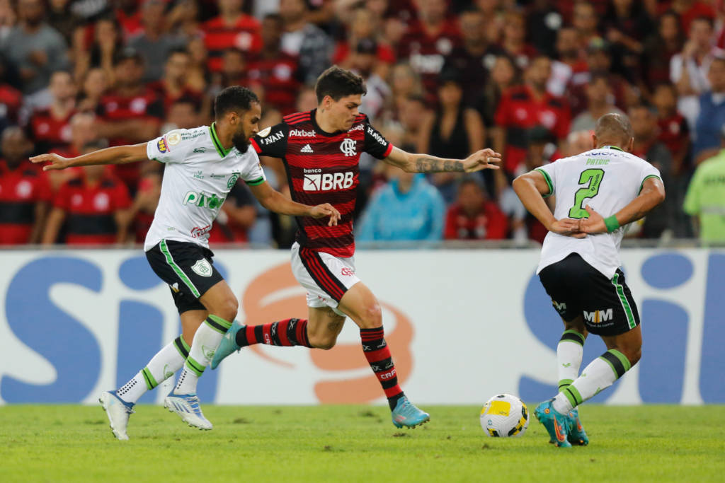 Flamengo vence América - MG e dorme próximo do G6 no Brasileirão (Foto: Reprodução)
