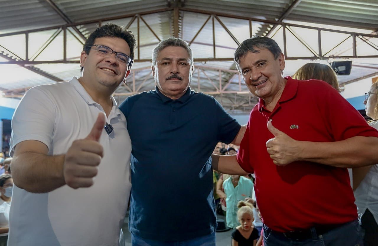 Adesão de prefeito para apoiar Rafael Fonteles e Wellington Dias (Divulgação)