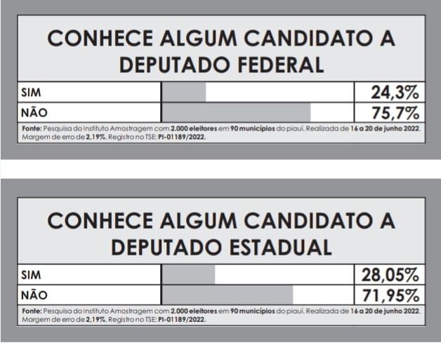 AMOSTRAGEM: Mais de 70% ainda estão indecisos na eleição de deputado no PI - Imagem 2