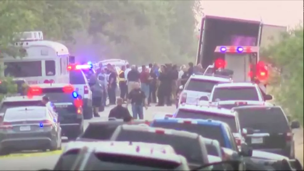 Mais de 40 são encontrados mortos dentro de caminhão - Foto: ABC/Reprodução