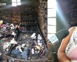 Casa é incendiada e cão morre carbonizado em cidade no  Norte do Piauí