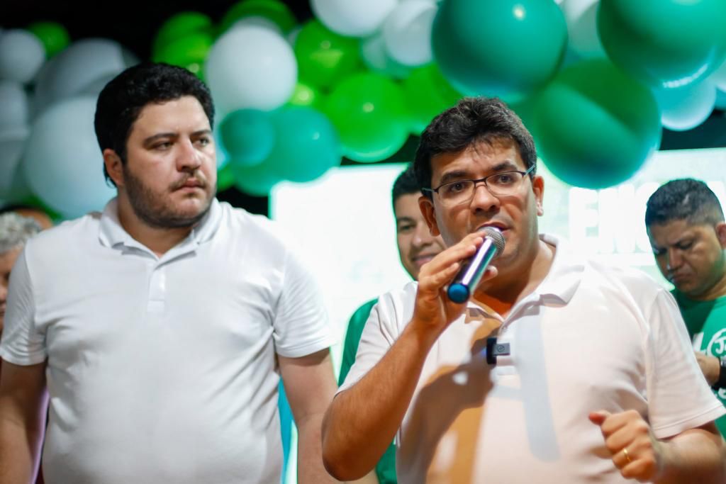 Pré-candidato a deputado federal Jadyel Alencar e o pré-candidato a governador Rafael Fonteles