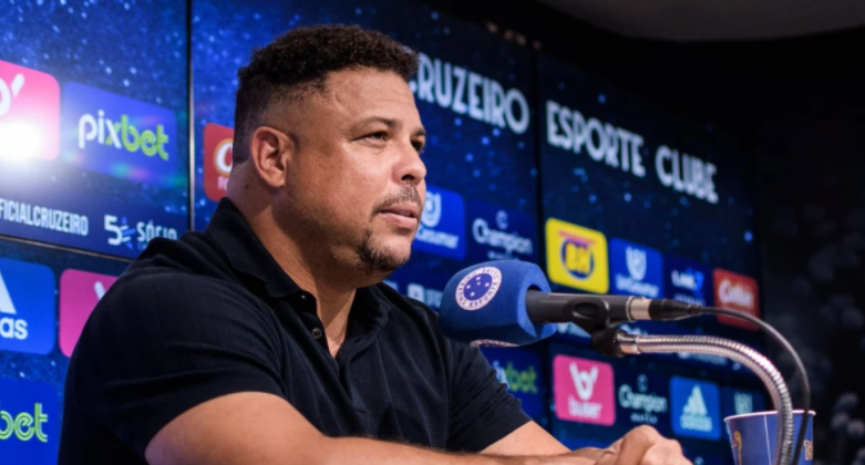 Ronaldo irá fazer trajeto de 500 quilômetros de bicicleta - Gustavo Aleixo/Cruzeiro 