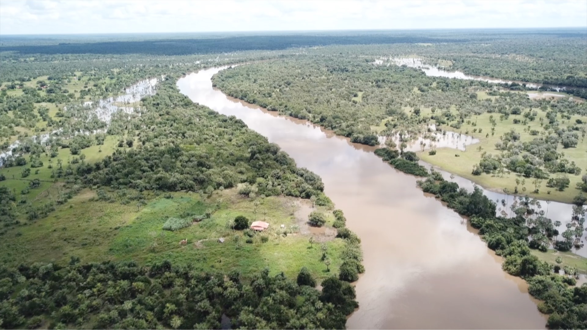 Rio Longá no Piauí Visto de Riba (Foto: Rede Meio Norte)