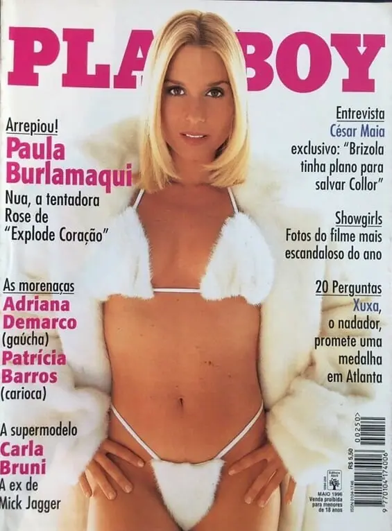 Paula Burlamaqui (Foto: Reprodução, Playboy) 