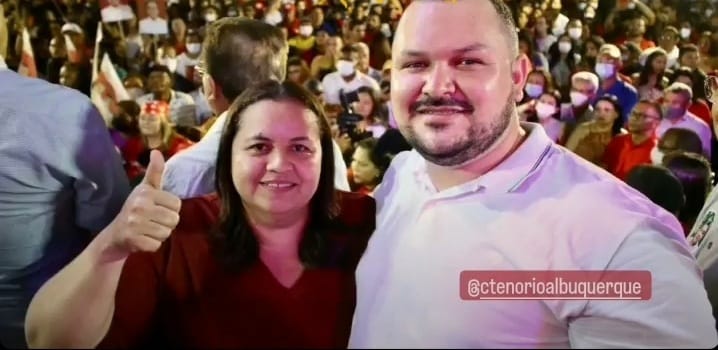 Vereador do Progressistas, Carlos Tenório, apoia Rafael e Elisângela Moura (Foto: Reprodução)