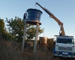 Prefeitura substitui sistema de abastecimento de água de Morro Grande.