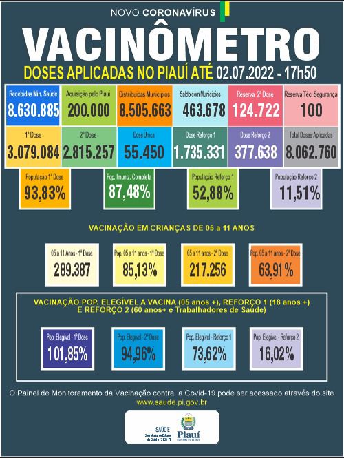 Piauí registra 60 casos de Covid-19 e 2 óbitos nas últimas 24 horas - Imagem 2