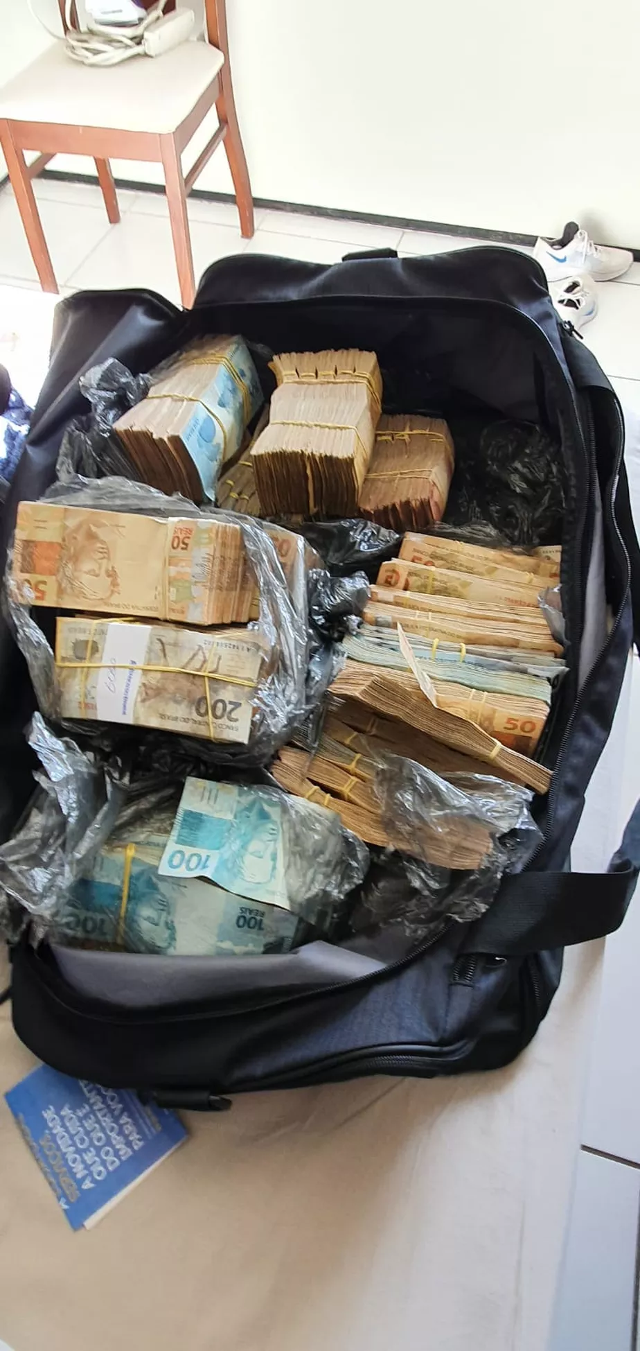 PF apreendeu mais de R$ 1 milhão Foto: Divulgação 