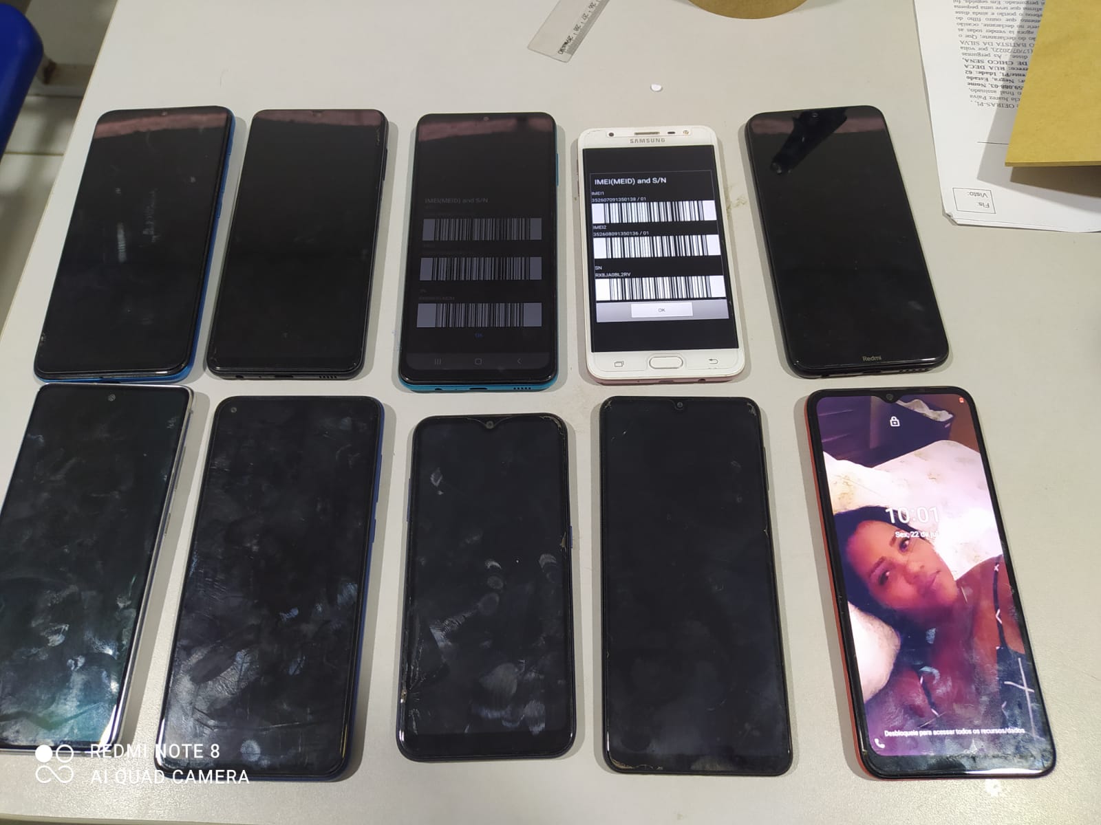 Polícia Civil prende homem com 11 celulares suspeitos de furtos no Piauí (Foto: Divulgação/ PC)