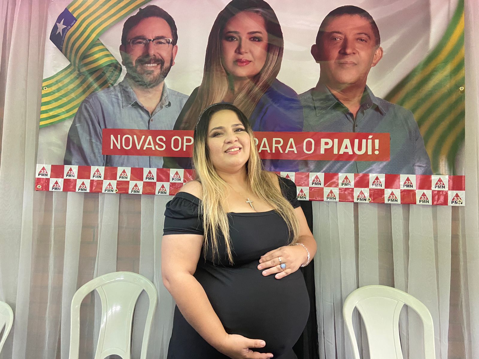 Ravenna Castro disse que vai parir um novo Piauí. Crédito: Lucrécio Arrais.