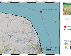Tremor de terra é registrado em Natal e municípios do litoral norte do RN