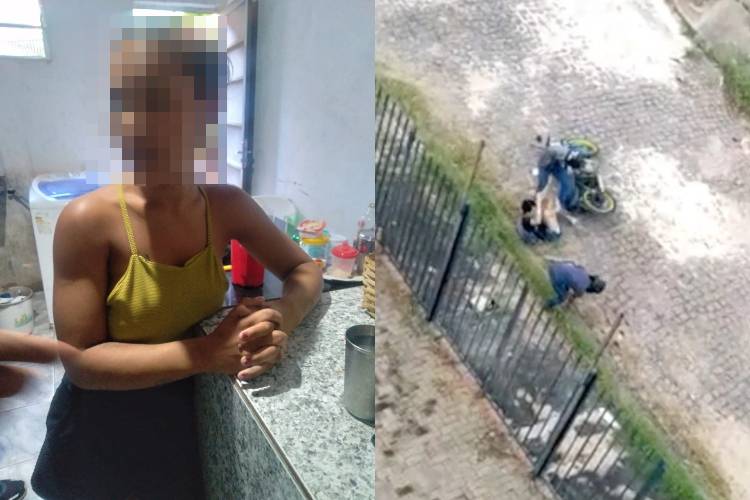Mulher que agrediu estudante durante assalto é presa em Teresina (Foto: Reprodução/ WhatsApp)