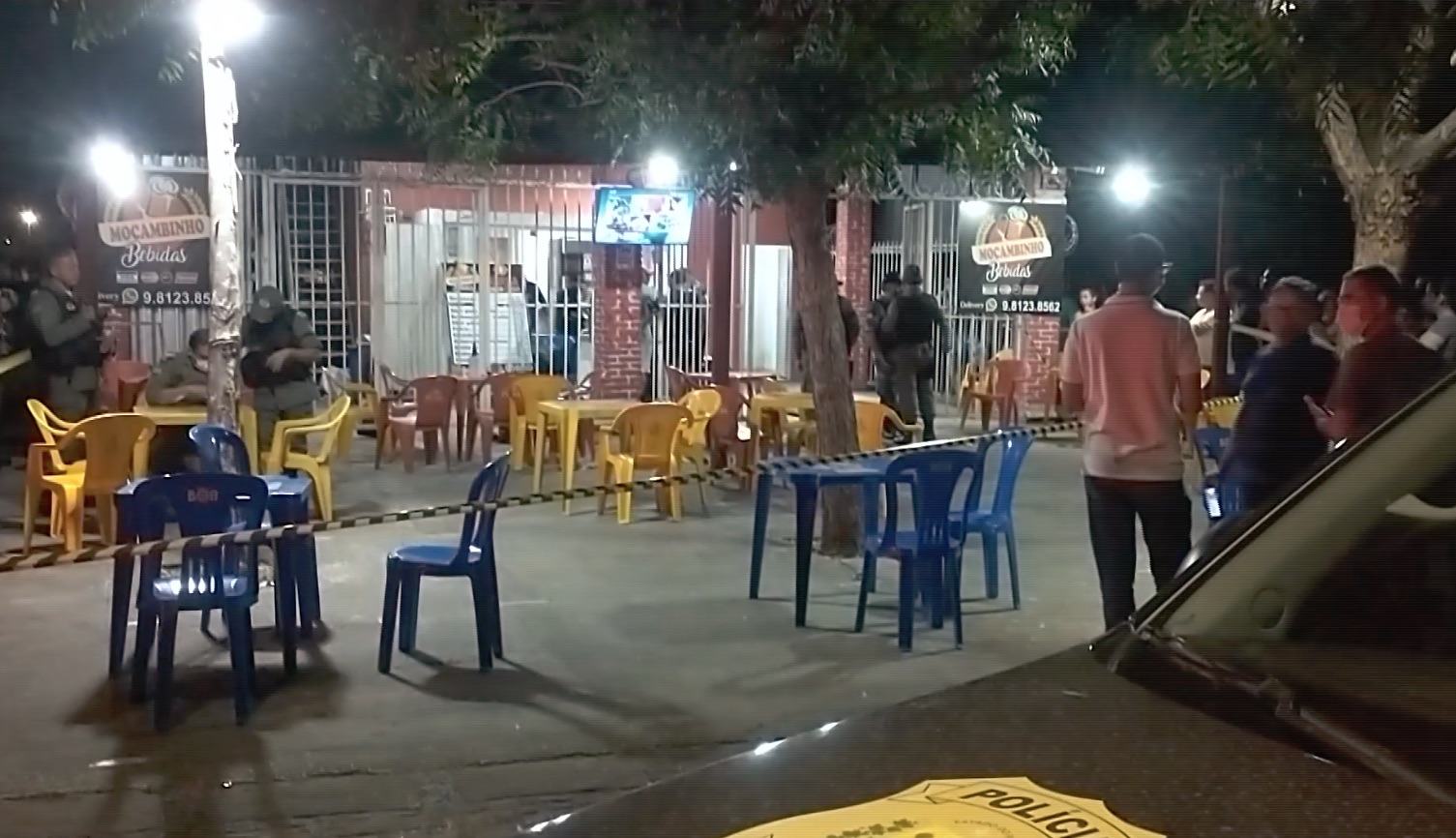 Vítima estava trabalhando no bar da namorada quando foi surpreendido - Foto: Reprodução