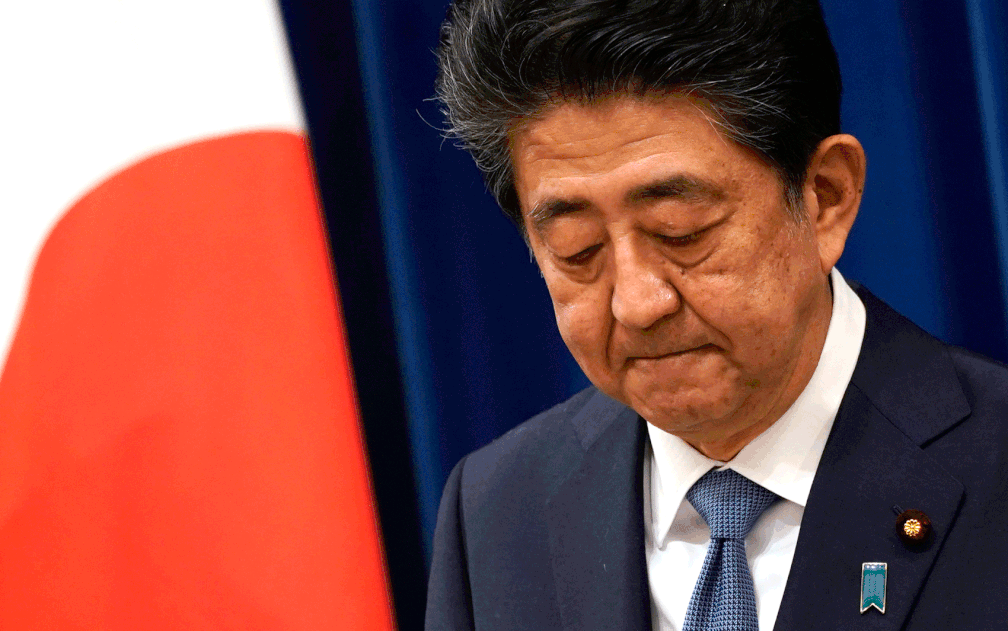 O primeiro-ministro japonês Shinzo Abe - Foto: Franck Robichon /AP Photo 