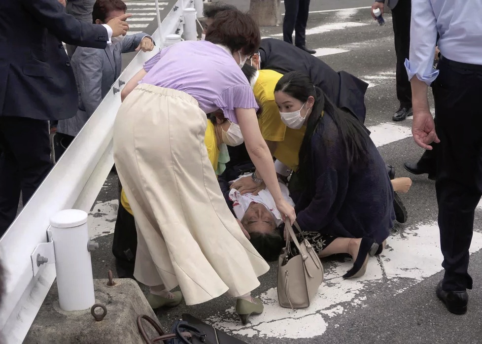 Ataque ocorreu durante um comício - Foto: Kyodo via REUTERS
