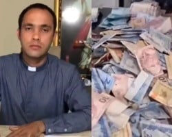 Homem rouba carro de padre, encontra R$ 23 mil e distribui na rua em PE