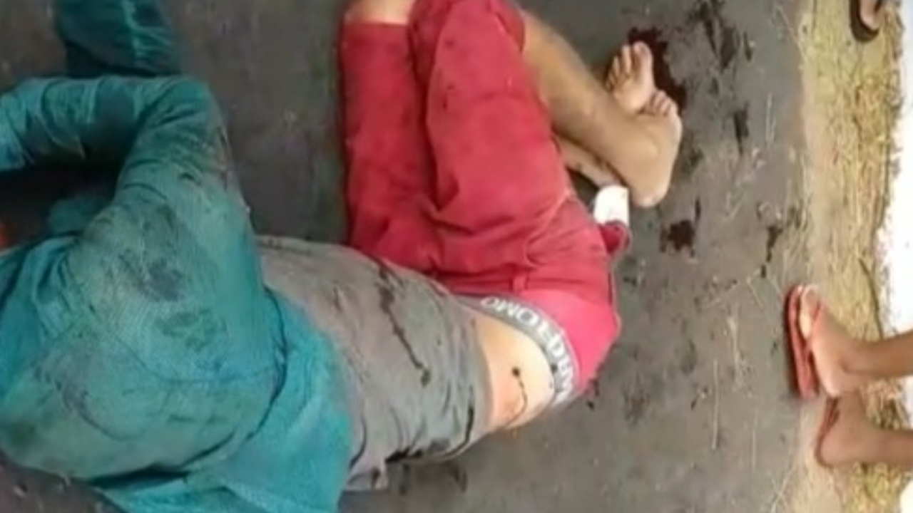 Assaltante é perseguido, atropelado e baleado no bairro Três Andares (Foto: Reprodução/ WhatsApp)