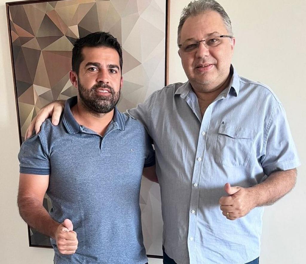 Florentino e o vereador Bruno Vilarinho 