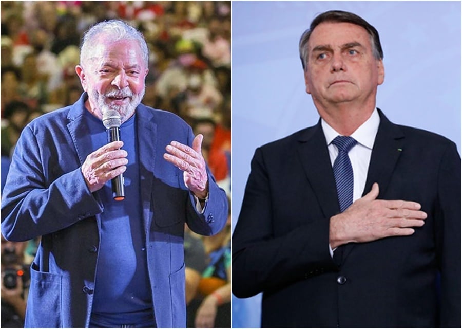 Pesquisa BTG/FSB: Lula aparece com 45% e Bolsonaro, 34% - Imagem: Reprodução