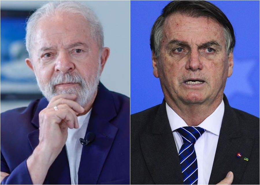 Lula tem 45% contra 33% de Bolsonaro no primeiro turno, aponta pesquisa - Foto: Reprodução