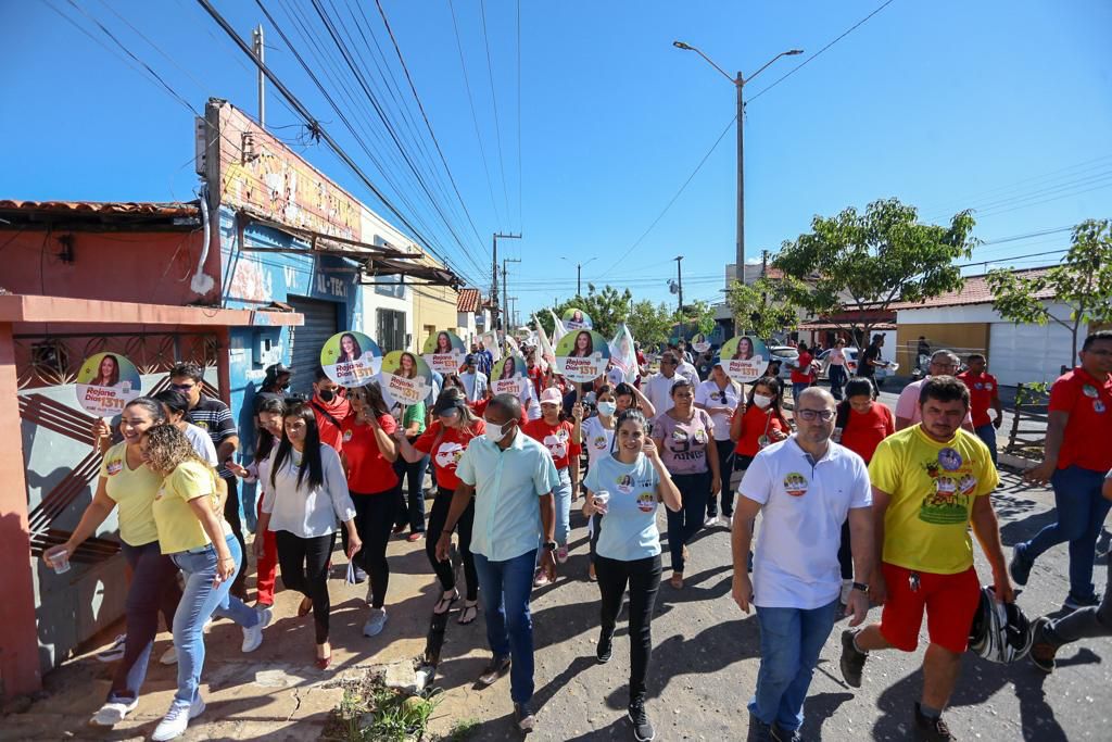 Caminhada dos candidatos na Vila Maria (Divulgação)