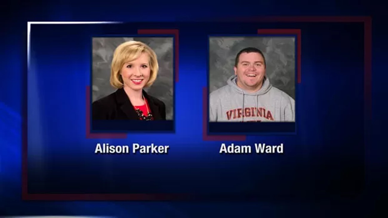 Canal WDBJ7, afiliado a CBS, postou em seu perfil no Twitter fotos de Alison Parker e Adam Ward em homenagem: "Nós amamos vocês, Alison e Adam" (Foto: Reprodução/Twitter/WDBJ7) 