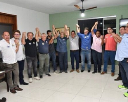Prefeitos da região do Vale do Sambito reforçam apoio a Sílvio Mendes