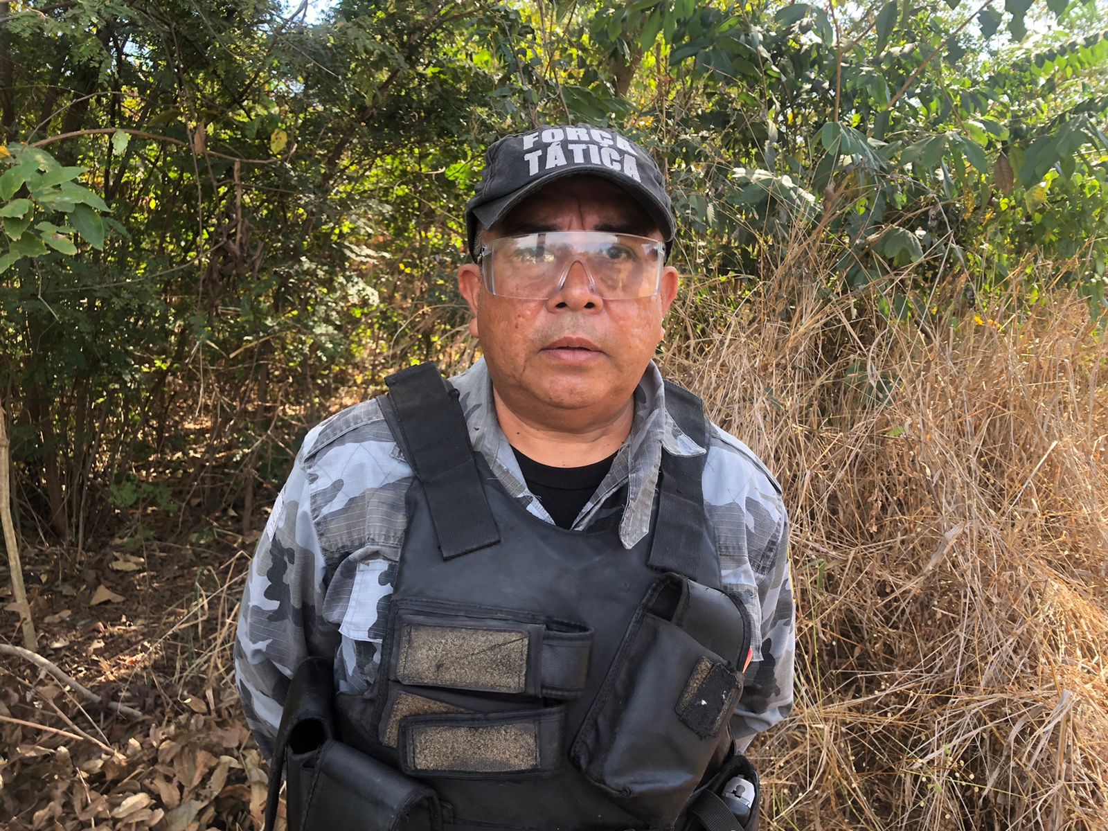 Cabo C. Almeida afirmou que a vítima tinha passagem pela polícia pelo crime de furtos - Foto: Matheus Oliveira/Meio Norte