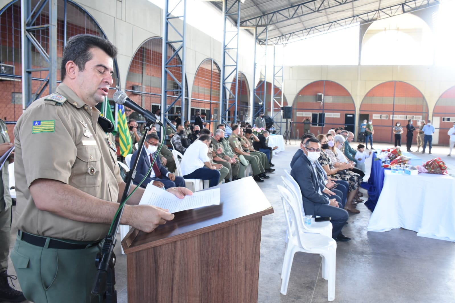 Comandante geral da PM-PI, coronel Scheiwann Lopes (Paulo Barros)