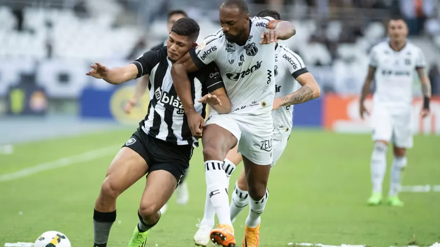 Botafogo fica no empate com Ceará de 1 a 1 e mantém momento negativo (Foto: Reprodução)