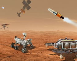 Nasa planeja enviar dois mini-helicópteros em missão para estudo em Marte