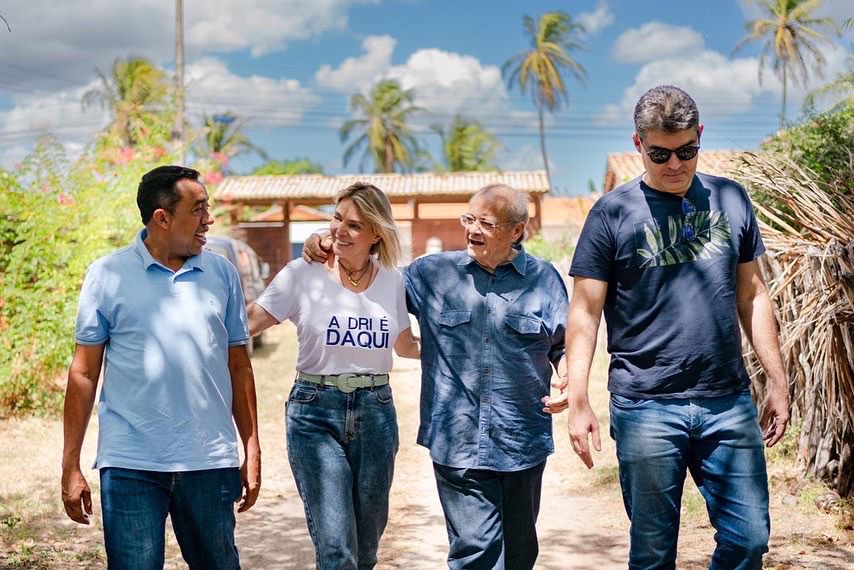 Joel Rodrigues, Dri do BobZ, Sílvio Mendes e Luciano Nunes em Cajueiro da Praia